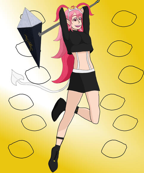 Character full-body "SugarStar"